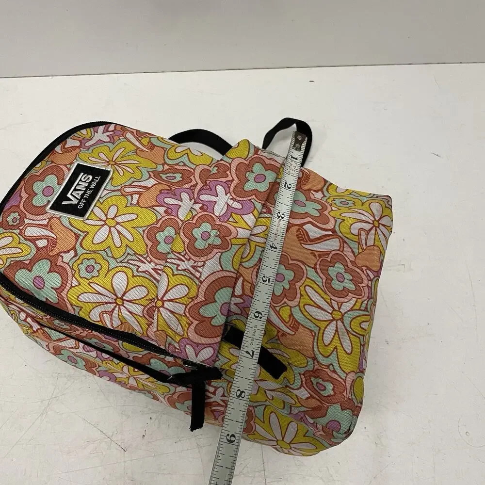 Vans Off The Wall “Bounds” Floral Tropical Small Backpack 12” Retro 70’s Flower
